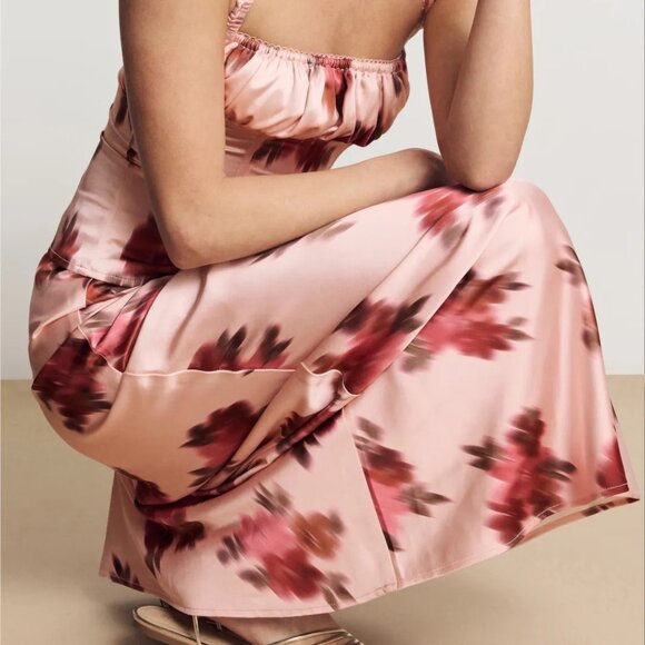 WeWoreWhat Slip Skirt in Pink Floral - Picture 4 of 10